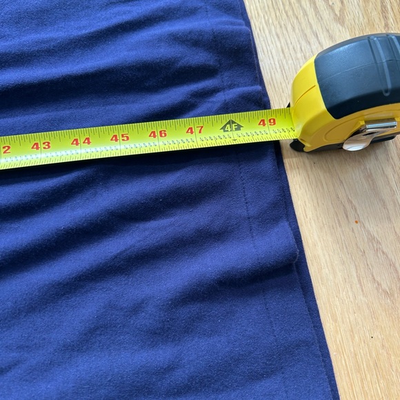 J. Crew Navy Collared Long Sleeve Polo Shirt Dress Size XL 100% Cotton - Picture 9 of 9